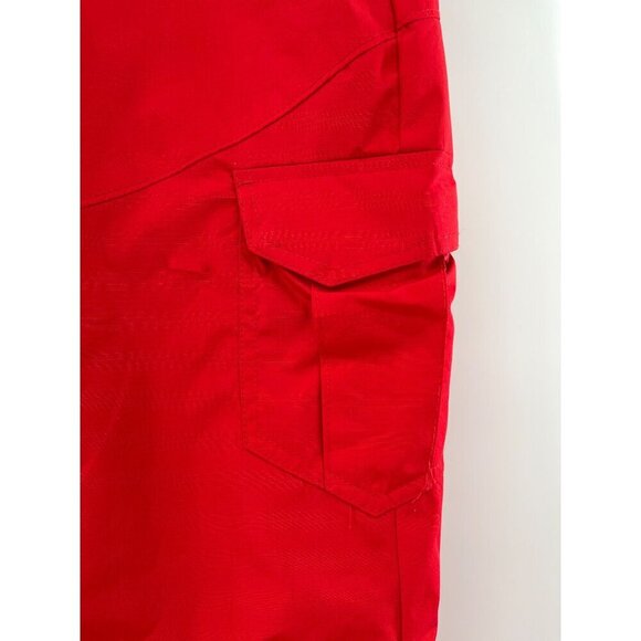 Tesla Gear TSLA Womens Red Insulated Cargo Snow Pants Adj Waist - Picture 3 of 14